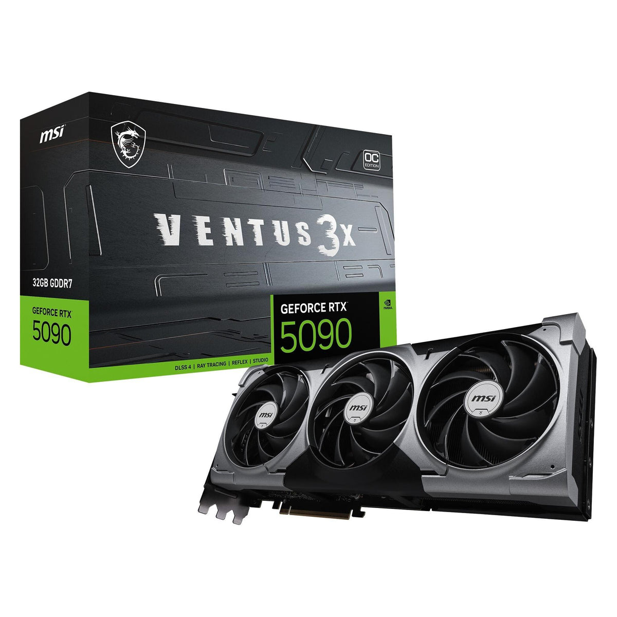 MSI GeForce RTX 5090 VENTUS 3X OC (32 Go, GDDR7)