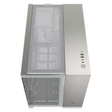 Corsair 2500X (blanc/aluminium, verre trempé x 2) (ATX, mATX, Mini-ITX)