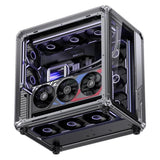 Jonsbo X400 Pro PC-Gehäuse, Midi-Tower, ATX, Tempered Glass - grau (ATX, mATX, Mini-ITX)