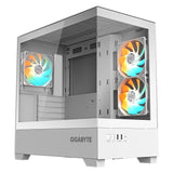 Gigabyte case GB-C201PI - Tour moyenne - 2xUSB 3.0 - 3x 120mm ARGB Fan - white (mATX, Mini-ITX)