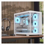 AeroCool P500C-G-WT-v1 (ATX, mATX, Mini-ITX)
