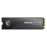MSI SSD 4TB Spatium M571 (M.2 2280) PCIe Gen5 x4 NVMe (4000 Go, M.2, M.2 2280)
