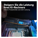 Crucial DDR5-6400 Kit 64GB 2x32GB CUDIMM CL52 (2 x 32GB, 3200 MHz, RAM DDR5, DIMM)