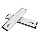 Adata DIMM 64 Go DDR4-3200 (2x 32 Go) Dual-Kit (blanc, AX4U320032G16A-DTWHD35, XPG Gammix D35, INTEL XMP) (2 x 32GB, 3200 MHz, RAM DDR4, DIMM)