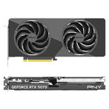 PNY GeForce RTX 5070 Slim OC Grafikkarte, 12288 MB GDDR7 (12 Go, GDDR7)