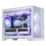 Phanteks Boîtier PC XT M3 RGB Blanc, Cartes mères supportées (mATX, Mini-ITX)