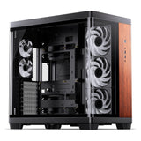 Jonsbo TK-4 Wood PC-Gehäuse, Midi-Tower, ATX, Tempered Glass - schwarz (ATX, ITX, Mini-ATX)