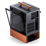 Jonsbo T7 PC-Gehäuse, Midi-Tower, mATX, Tempered Glass - schwarz (mATX, Mini-ITX)