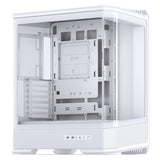 Jonsbo D400 PC-Gehäuse, Midi Tower, ATX, Tempered Glass - weiss (ATX, mATX, Mini-ITX)