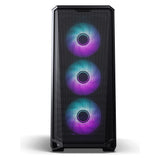 Phanteks Eclipse G400A Midi-Tower, Tempered Glass, D-RGB - schwarz (ATX, E-ATX, mATX, Mini-ITX)