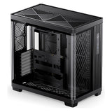 Jonsbo TK-4 Gehäuse, Midi-Tower, ATX, Tempered Glass - schwarz (ATX, ITX, Mini-ATX)