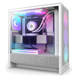 NZXT H5 Flow RGB ( 2024 ) (weiss, Tempered Glass) (ATX, mATX, Micro-ITX, Mini-ITX)