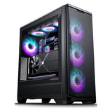 Phanteks Eclipse G400A Midi-Tower, Tempered Glass, D-RGB - schwarz (ATX, E-ATX, mATX, Mini-ITX)
