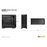be quiet! Dark Base Pro 901 (ATX, mATX, Mini-ATX, XL-ATX)