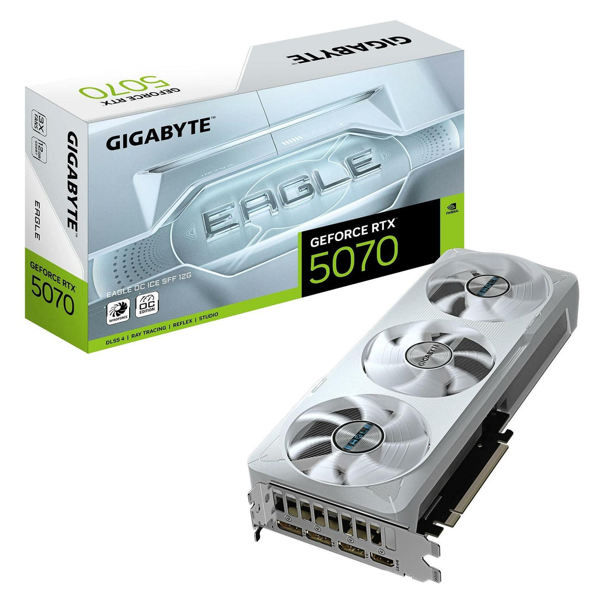 Gigabyte GeForce RTX 5070 Eagle OC ICE SFF (12 Go, GDDR7)