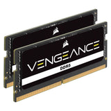 Corsair DDR5, 5600MT/s 64Go 2x32Go SODIMM, Unbuffered, 48-48-48-90, Black PCB, Std PMIC, 1.1V, VENGEANCE DDR (2 x 32GB, 5600 MHz, RAM DDR5, SO-DIMM)