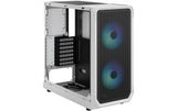 Fractal Design Boîtier d’ordinateur Focus 2 RGB TG Clear Tint Blanc