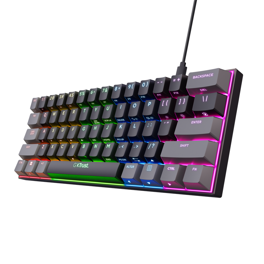 Trust GXT867 Acira 60% Mini Gaming Keyboard