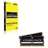 Corsair DDR5, 5600MT/s 64Go 2x32Go SODIMM, Unbuffered, 48-48-48-90, Black PCB, Std PMIC, 1.1V, VENGEANCE DDR (2 x 32GB, 5600 MHz, RAM DDR5, SO-DIMM)