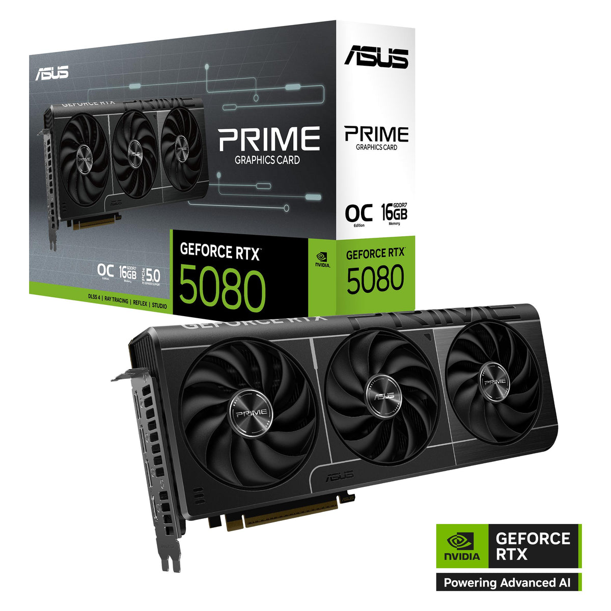 ASUS Prime GeForce RTX 5080 OC (16 Go, GDDR7)