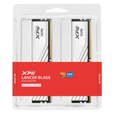 Adata Kit Barrettes mémoire 32Go (2x16Go) DIMM DDR5 XPG Lancer Blade PC5-51200 (6400 MHz) (Blanc)