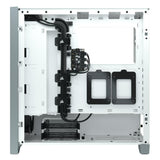 Corsair iCUE 4000X RGB Boîtier tour milieu blanc en verre trempé (ATX, E-ATX, mATX, Mini-ITX)