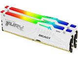 FURY Beast White RGB DDR5 32GB 2er-Kit 6000MT