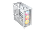 Corsair Boîtier d’ordinateur Frame 4000D RS ARGB Blanc