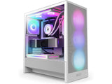 NZXT, PC-Gehäuse H5 Flow RGB Weiß