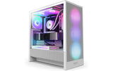 NZXT, PC-Gehäuse H5 Flow RGB Weiß