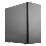 Cooler Master Silencio S600 avec panneau latéral en acier Juodas, Mini ITX, Micro ATX, ATX, Alimentation incluse (ATX, mATX, Mini-ITX)
