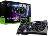 MSI Carte graphique GeForce RTX 5070 Ti 16G GAMING TRIO OC