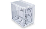 Lian Li Boîtier d’ordinateur O11 Dynamic Mini V2 Flow Blanc