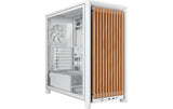 Corsair Boîtier d’ordinateur 4000D Wood blanc, chêne