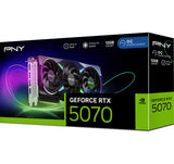 PNY GeForce RTX 5070 ARGB, OC, 12 Go de GDDR7, DLSS 4