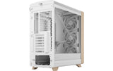 Fractal Design Summit Chalk White TG Clear Tint Blanc craie, teinte transparente TG