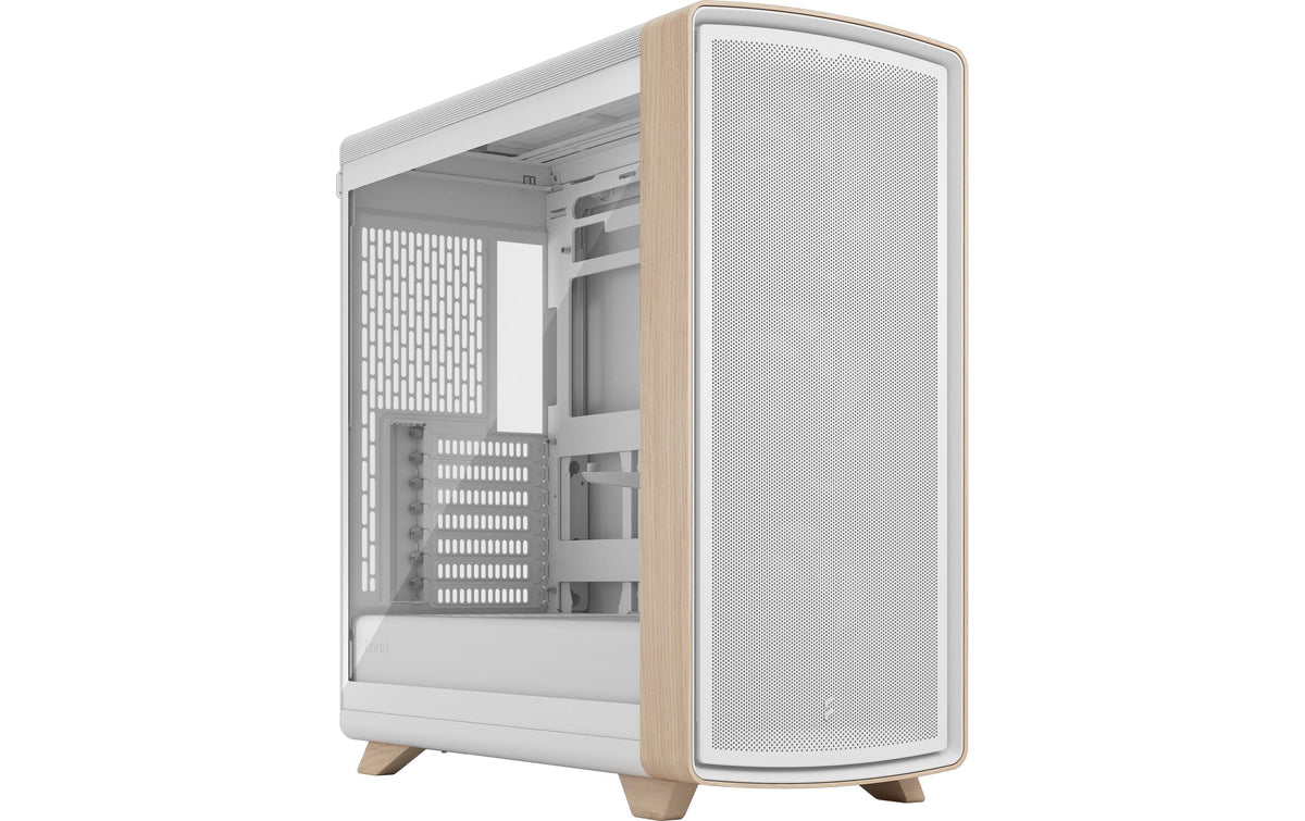 Fractal Design Summit Chalk White TG Clear Tint Blanc craie, teinte transparente TG