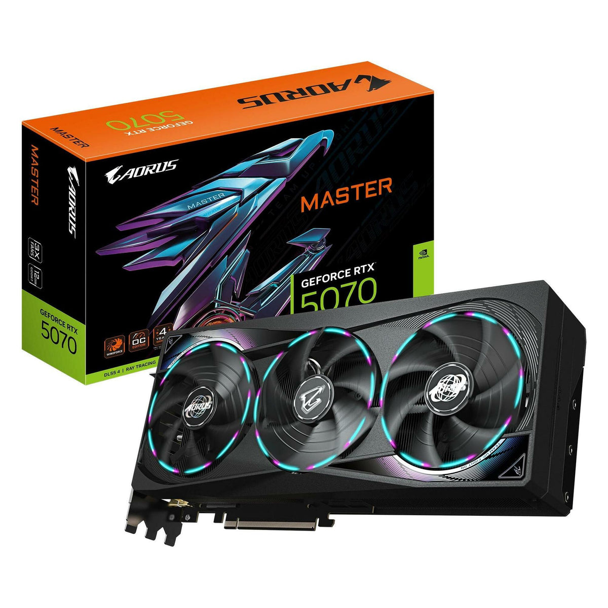 Gigabyte AORUS GeForce RTX 5070 Master (12 Go, GDDR7)