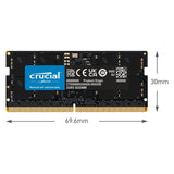 Crucial Mémoire ordinateur portable (2 x 16GB, 5600 MHz, RAM DDR5, SO-DIMM)