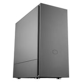 Cooler Master Silencio S600 avec panneau latéral en acier Juodas, Mini ITX, Micro ATX, ATX, Alimentation incluse (ATX, mATX, Mini-ITX)