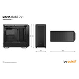 be quiet! Va Dark Base 701 Black (ATX, E-ATX, mATX, Mini-ITX)