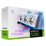 MSI GeForce RTX 5080 GAMING TRIO OC WHITE (16 Go, GDDR7)