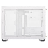 Corsair 2500X (blanc/aluminium, verre trempé x 2) (ATX, mATX, Mini-ITX)