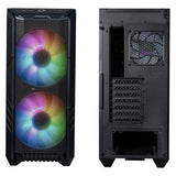 Cooler Master HAF 500, tour midi, ARGB, verre trempé (ATX, E-ATX, mATX, Mini-ITX)