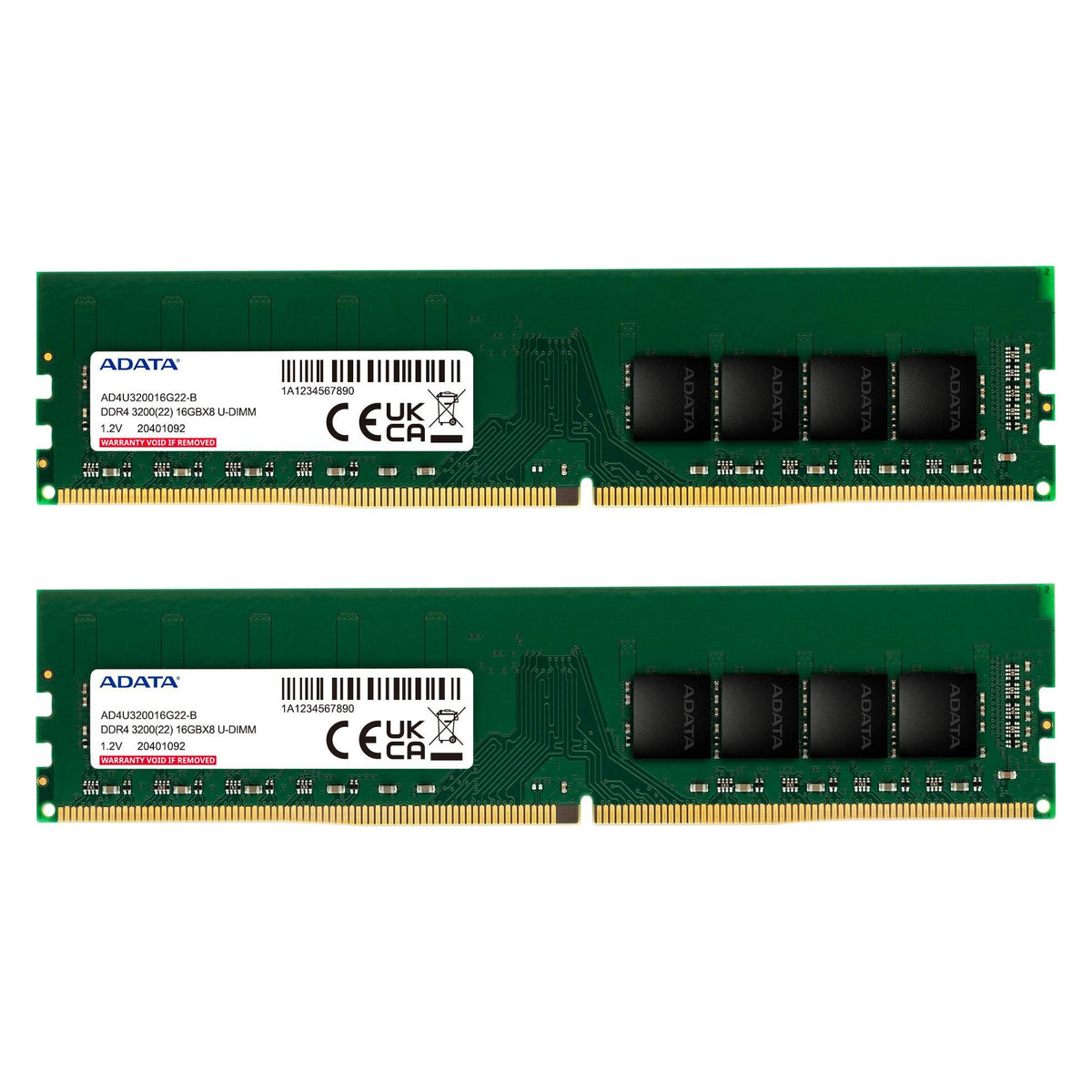 Adata DDR4 32 Go 3200-22 K2 Premier Dual Tray (2 x 16GB, 3200 MHz, RAM DDR4)
