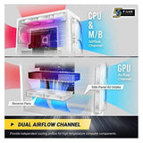 Antec Geh Gamer Dark Fleet DF700 FLUX Tour Midi blanche détail (ATX, E-ATX, ITX, mATX)
