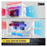 Antec Geh Gamer Dark Fleet DF800 FLUX Tour Midi blanche détail (ATX, Mini-ITX)