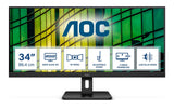 AOC 34 VA Monitor, 3440 x 1440, 100Hz