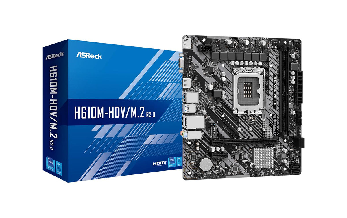ASRock H610M-HDV/M.2 R2.0, mATX, LGA1700