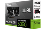ASUS DUAL RTX5060 O8G, GDDR7
